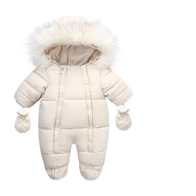 China Wholesale Breathable Baby Snow Wear Coats Baby Rompers Long Sleeve Overalls Winter Warm Frog Baby Clothes for sale