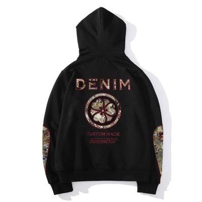 China Anti-Wrinkle Wholesales Manufacturers Embroidery Designer 100% Cotton Heavy Boys Slim Fit Streetwear Hoodie for sale