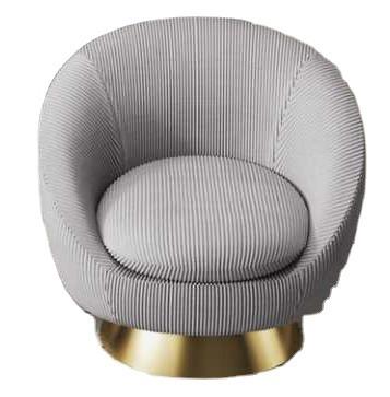 China (Other)Adjustable Modern Design Hotel Lobby Sofa Accent Chairs Armchair Leisure Furniture Lobby Velvet Fabric OEM Round Lounge Chair for sale