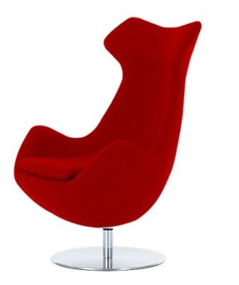 China Modern Lounge Hotel Lobby Ball Chair Fiberglass Velvet Armchair Cashmere Fabric Swivel Steijer Lounge Egg Rotating Chair for sale