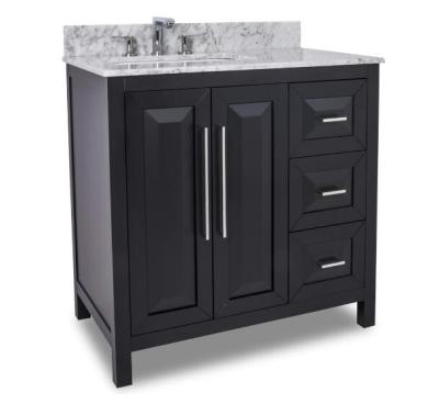 China China Modern Cheap MDF Bathroom Cabinet With High Gloss Paint Finished Bathroom Vanity Units for sale