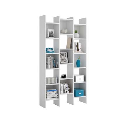 China Contemporary simple creative multi-layer irregular economic small single bookcase for household storage for sale