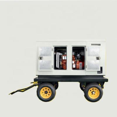 China 50kw trailer generator type by yuchai brand factory price best sale WST50GF slient diesel generator for sale