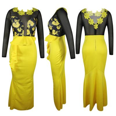 China Anti-static dresses for lady of women's clothing dresses of maxi dresses elegant women's lady's la belle for sale