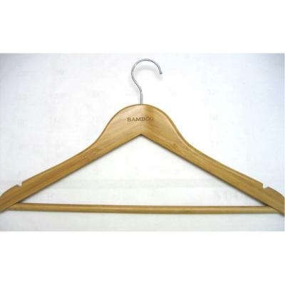 China Cheap Price Hotel Wooden Logo Multifunctional Custom Coat Hangers For Clothes for sale