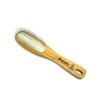 China Comfortable 100% Natural Eco-friendly Handleless Wooden Hair Brush Massage Brush With Metal Needle for sale