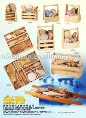 China Wooden box bath sets wooden box set-3 for sale