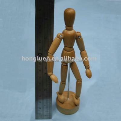 China China Style Custom Adjustable Pattern Handmade Wooden Robot Craft For Decoration for sale