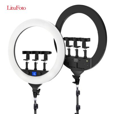 China LituFoto R40 19 Inch RGB Fill Light Ring Light Kit For Video Youtube Live Tik Tok for sale