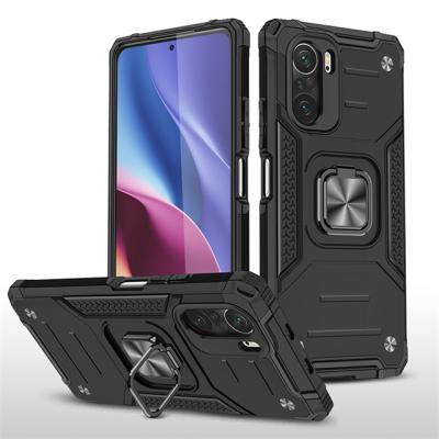 China New Luxury Hybrid Anti-fall Armor Kickstand Phone Case Drop Protection For Redmi K40/K40pro for sale