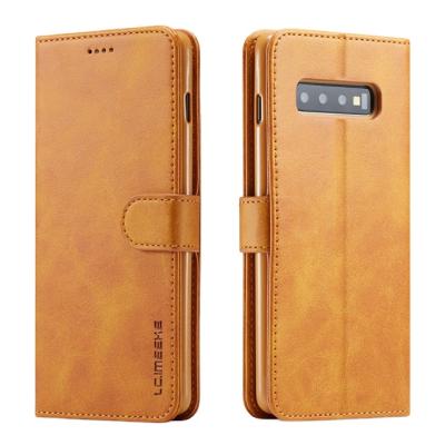 China Wholesale Anti-fall Mobile Phone Cover Cell Phone Cover Wallet Leather Cover For Samsung S10/S10 Plus for sale