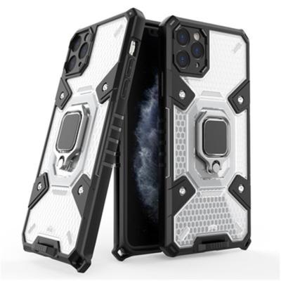 China New Fashion Shockproof TPU+PC Dual Layer Shockproof Case For iPhone 11/11Pro/11Pro Max Rugged Anti-drop Ring Kickstand Phone Cover for sale