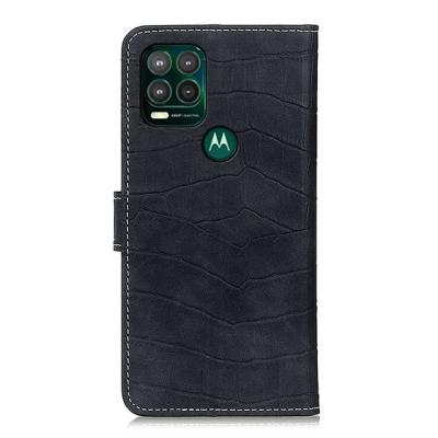 China New Luxury Anti-fall Crocodile Skin Fin Wallet Case For MOTO G STYLUS 5G for sale