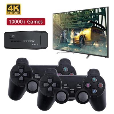 China ABS plastic wireless controller all dual in one retro game console kids game player ps3000 4K TV classic game stick for sale