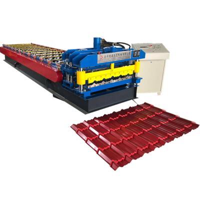 China Building Material Shops Popular Different Country Glazed Tile Roll Roof Forming Machine With Cheap Price for sale