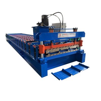 China Automatic Hotels Trapezoidal Roof Panel Forming Machine / IBR Metal Roll Forming Machine for sale