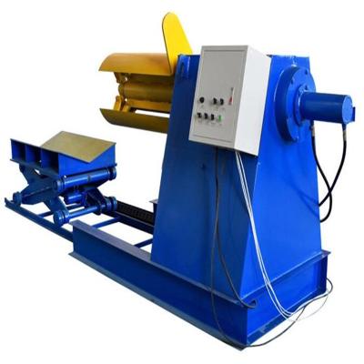 China Hotels 5 Tons Hydraulic Decoiler Portable Steel Coil Sheets Forming Machine Full Automatic for sale