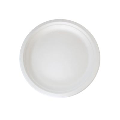 China waterproof & BBQ Dish Oil-proof Disposable Paper BBQ Dish Biodegradable Sugarcane Bagasse Pulp Dish for sale