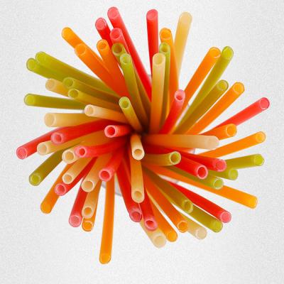 China 100% Modern Colorful Biodegradable Disposable Drinking Straws 20cm Eco Friendly Rice Corn Wheat Food Grade Edible Straws for sale