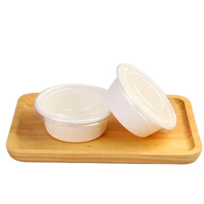 China 100% Biodegradable Ramen Bowls 12Oz Disposable Biodegradable Bagasse Tableware Round Bagasse Bowls With Lids for sale