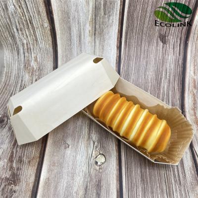 China Disposable Disposable Wooden Bread Pan Baking Tray Oven Molds Homemade Paper Bread for sale