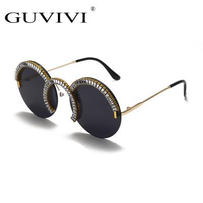 China Luxury Designer Brand Sunglasses GUVIVI Designer Brand Sunglasses Women Brand Designer Luxury High Quality Luxury Size for sale