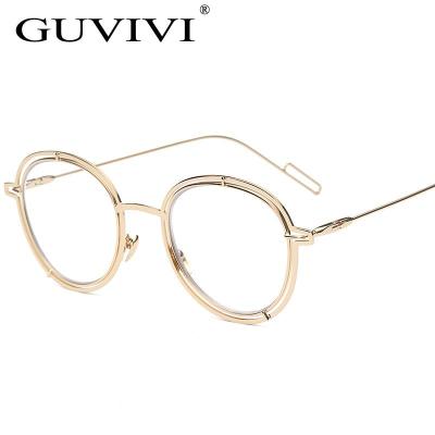 China For Men Women Reading Glasses Vintage Glasses Frame Optical Frame Glass Oculos Femininos Round Eyeglasses Frame for sale