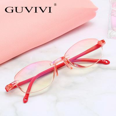 China New 2019 Wholesale Slim Clear Blue Light Glasses Computer Reading Glasses Reading Glasses From Guvivi for sale