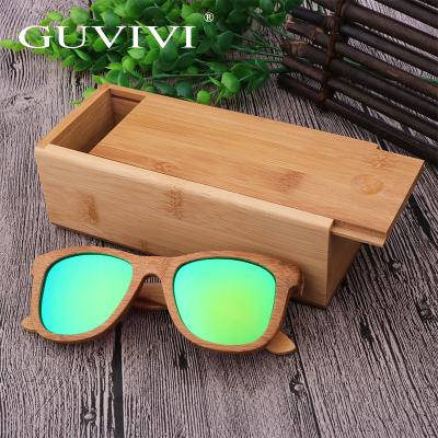 China 2019 New Guvivi Glass Case Bamboo Wooden Sunglass Box Fashion Custom Sunglass Case for sale