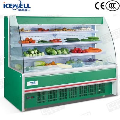 China los 2m abren el refrigerador vertical comercial usado para el refrigerador de la exhibición de la venta en venta