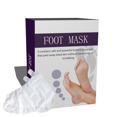 China Moisturizing Foot OEM Exfoliating Peelable Foot Mask Foot Mask Organic Natural Lavender Private Label for sale