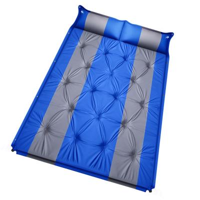 China Portable Outdoor Synthetic Sponge Sleep Mats Inflating Foam Mat Sleeping Self Inflating Sleep Mats For Camping for sale