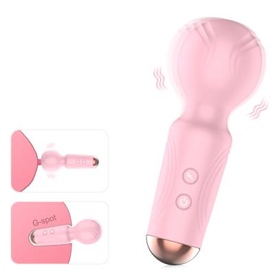 China Soft Magic Wand Mini Back Massager Promoted Massage - With 10 Mode Powerful For Body Relieve Neck Waist Leg Massager for sale