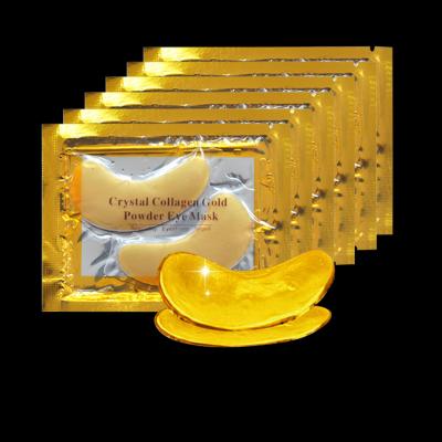 China Anti-wrinkle Private Label Gel Pads Korean Hydrogel Mask Under Eye Patch Crystal Collagen 24K Gold Eye Mask for sale