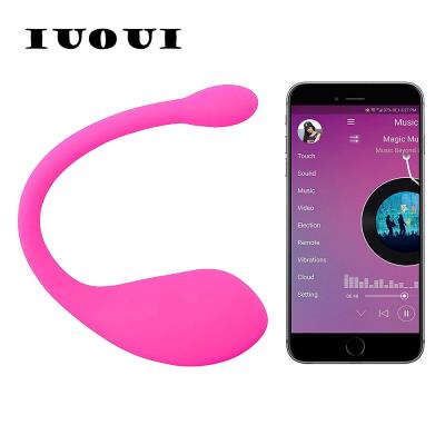 China Hot Selling USB Rechargeable Electric Wireless APP Female Masturbation Vibrator Silicone Remote Control Vibrating Sex Toy Love Egg for Women for sale