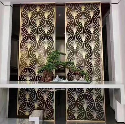 China SS201 SS304 Metal Room Divider Stainless Steel For Restaurant for sale