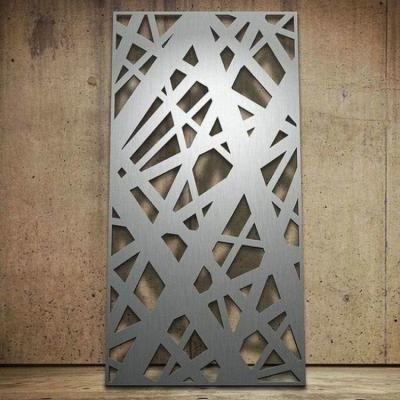 China Silver Vertical Decorative Aluminium Fence Panels For Garden for sale