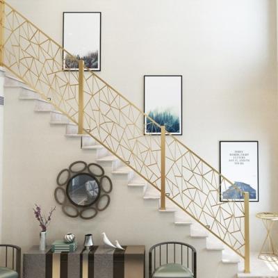 China Attic Partition Modern Metal Stair Railing Bar Bracket Handrail Design for sale