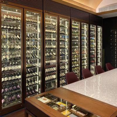 China Temperature Controlled Wine Fridge Decorative Metalwork For Restaurant for sale