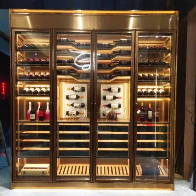 China Cabine de vinhos de aço inoxidável 304 com refrigeração à venda