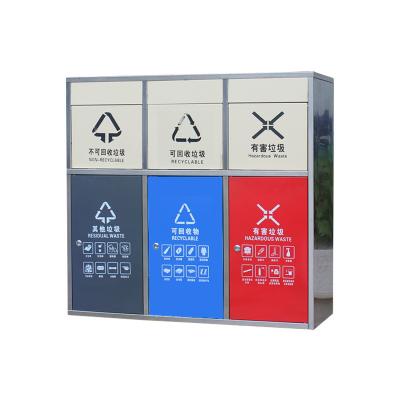 Chine Fire Resistant Trash Bin Cheap Low Price Stainless Steel Trash Bin à vendre