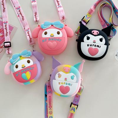 China 2023 Comfortable Cute Animal Cartoon Tote Bag Soft Silicone Wallet Bags Customized Customized Plush Coin Purse Bag And Holders For Kids for sale