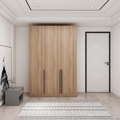 China MOONTOP 1600mm High Quality Modern Wood Wardrobe Bedroom Closet Wood Fabric Cabinet for sale