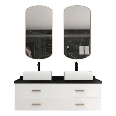 China Eco - Friendly Wall Mounted Bathroom Cabinet Mirror Cabinet With Mirror Storage Cabinet for sale