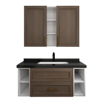 China Hotel Bathroom Vanity Mirror Modern Used Wooden Bathroom Cabinet for sale