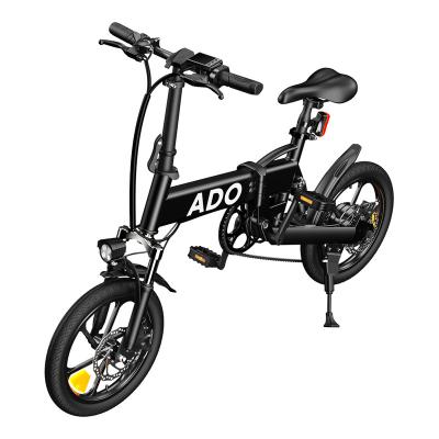 China china electric foldable ebike long range aluminum alloy bicycles electric bicycle sales cycle A16 ADO electric bike for adults for sale