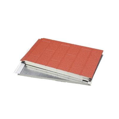 China Modern Cheap Sales Insulated Polyurethane Rock Roof PU Sandwich Panel Insulated Wall For Cold Room for sale