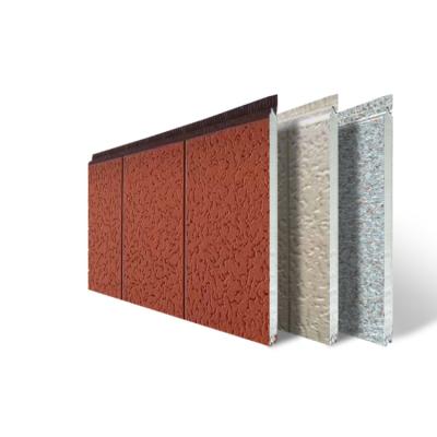 China China Customized Modern Garage Sectional Door Covering PU Foam Sandwich Panel for sale