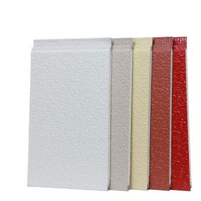 China Modern hot sale color steel metal sandwich panel fireproof rigid polyurethane PU foam wall panel for warehouse for sale