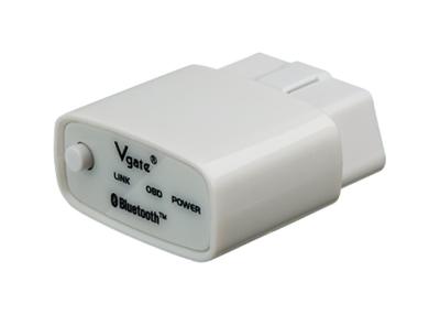 China Het Witte Auto Kenmerkende Hulpmiddel van de Vgateicar1 Bluetooth ELM327 OBD2 Scanner voor IOS Te koop